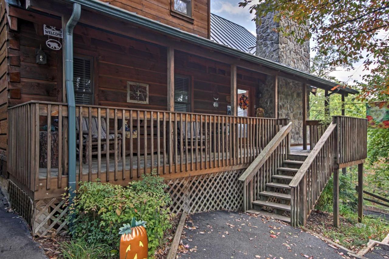 Smoky Mountains Cabin With Hot Tub, Deck And Views! Sevierville Exterior photo